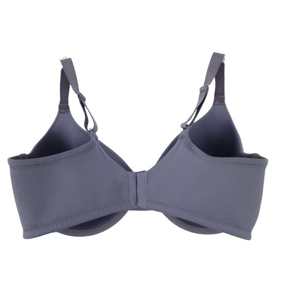 Vanity Fair Beauty Back Full Figure Underwire Smoothing Bra 38D Gray Bra - Picture 2 of 3